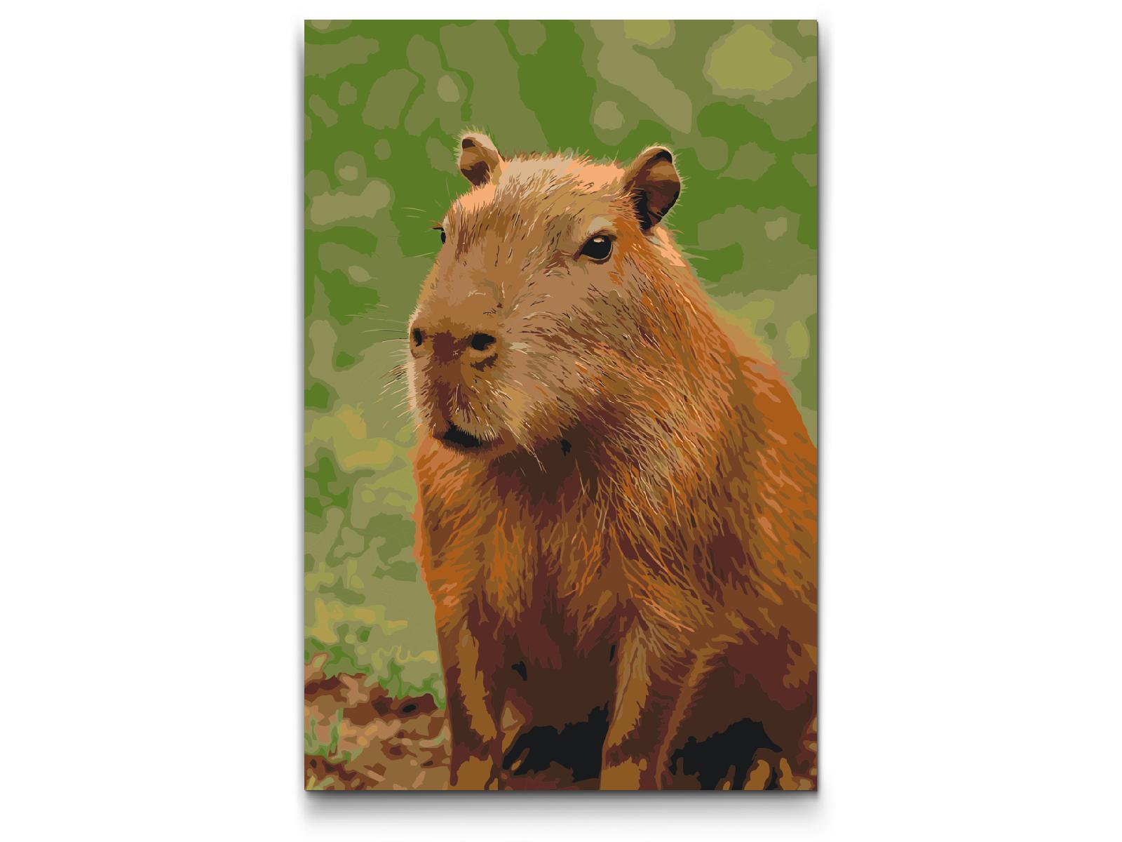 Paint by Numbers - Capybara i skoven