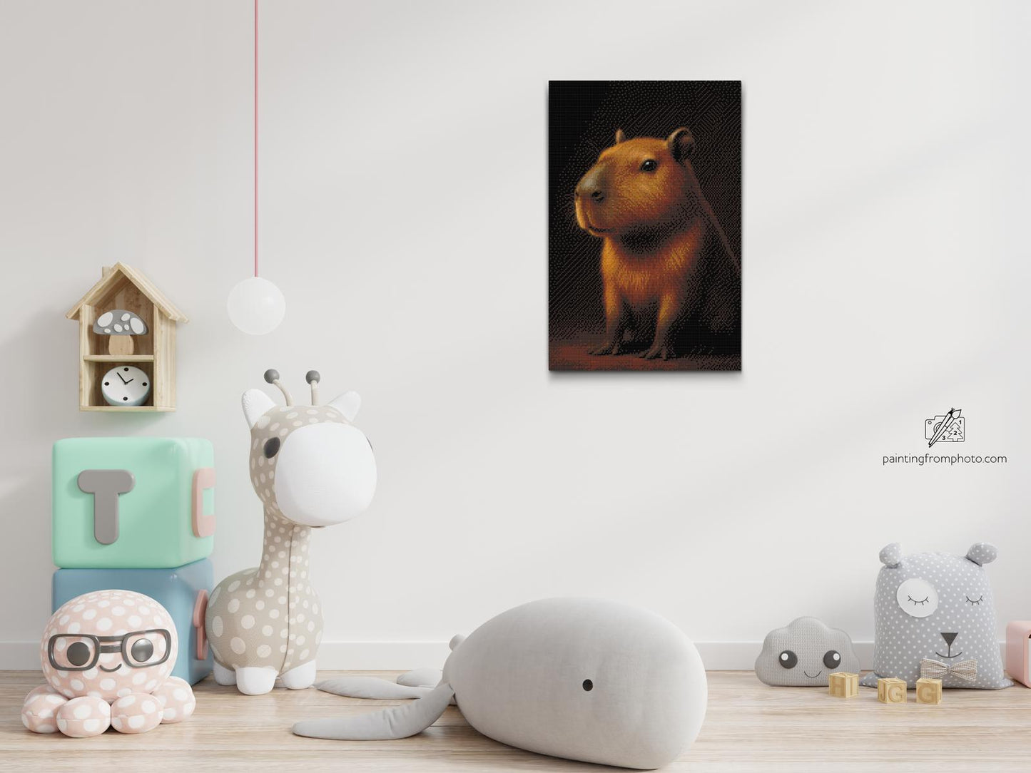 Diamond Painting - Capybara i skoven