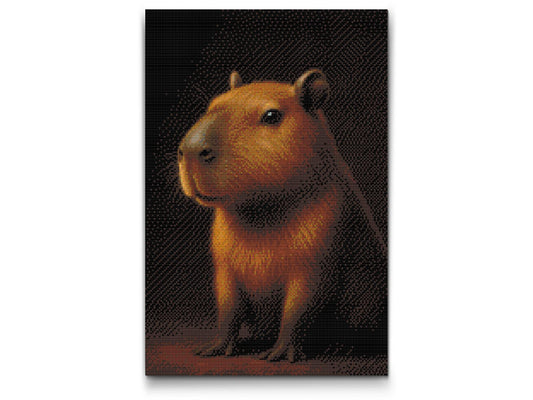 Diamond Painting - Capybara i skoven
