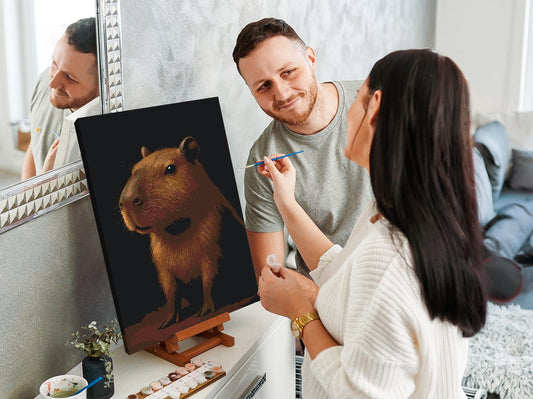 Paint by Numbers - Capybara i skoven