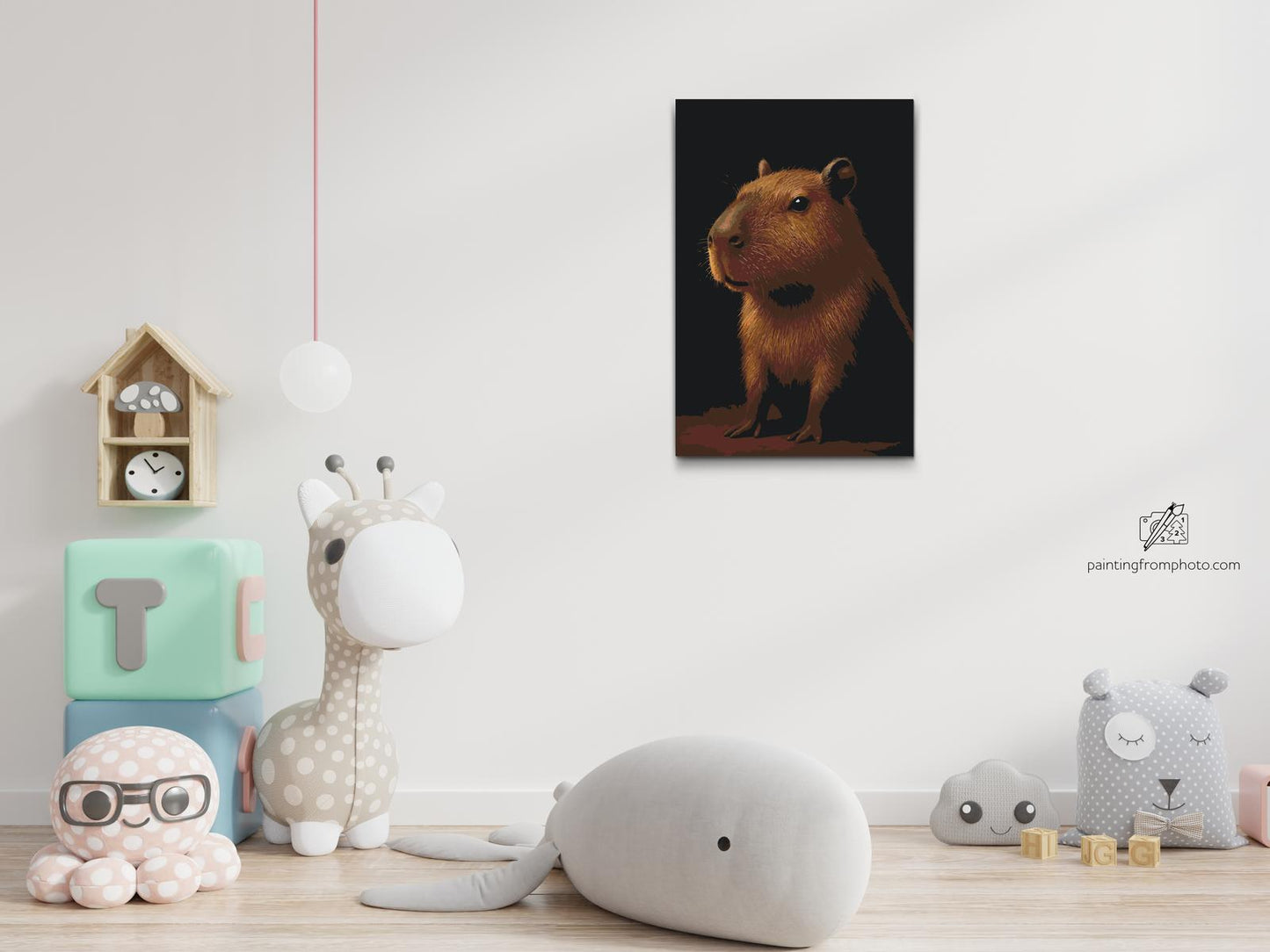 Paint by Numbers - Capybara i skoven