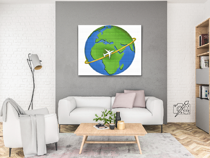 Diamond Painting - En rejsendes liv