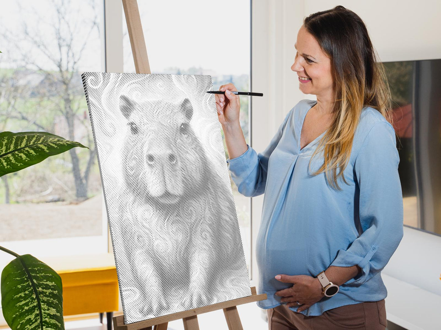 Mal-med-prikker -  Psykedelisk kapybara