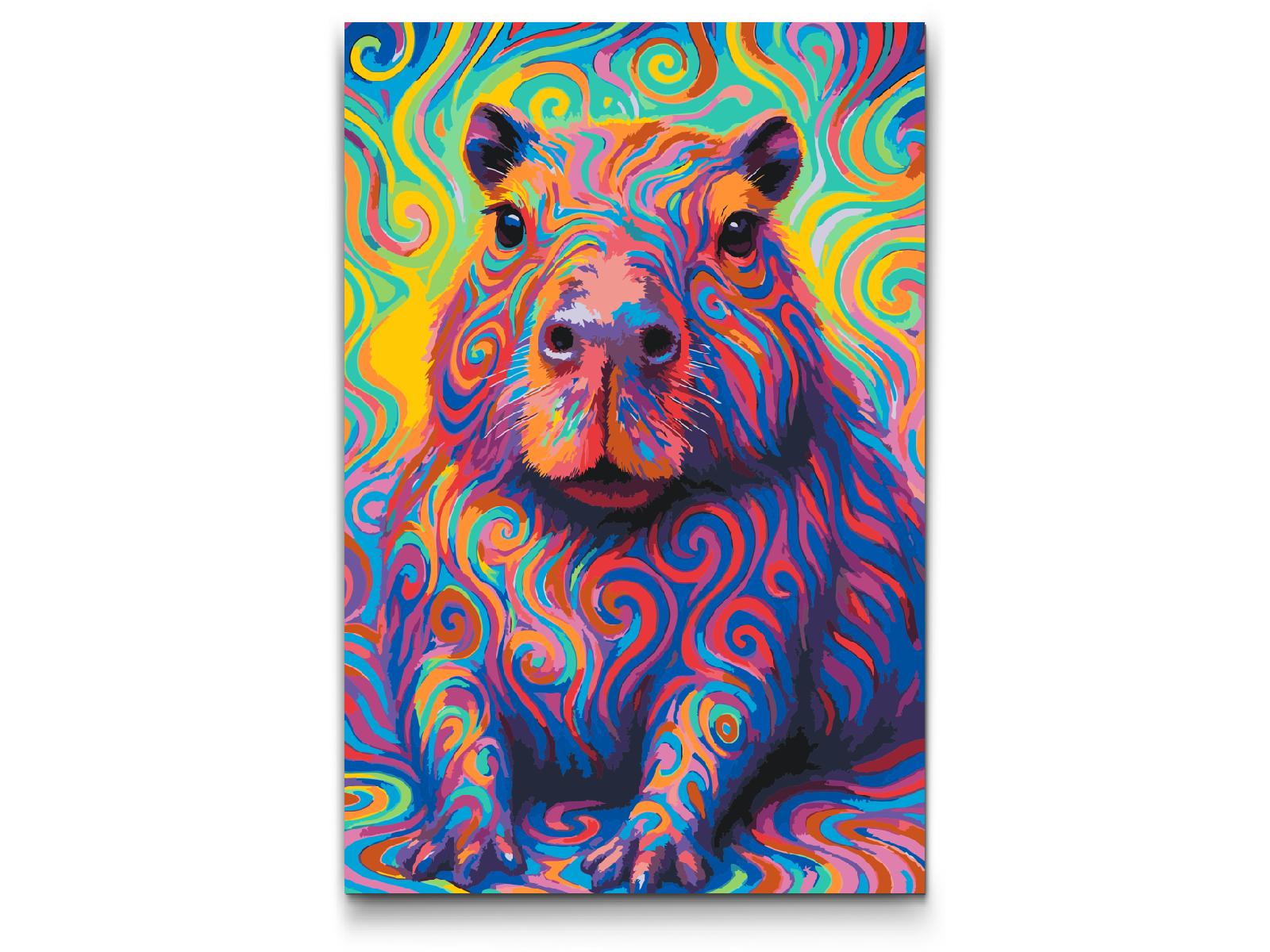 Paint by Numbers - Psykedelisk kapybara