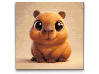 Diamond Painting - Sød kapybara