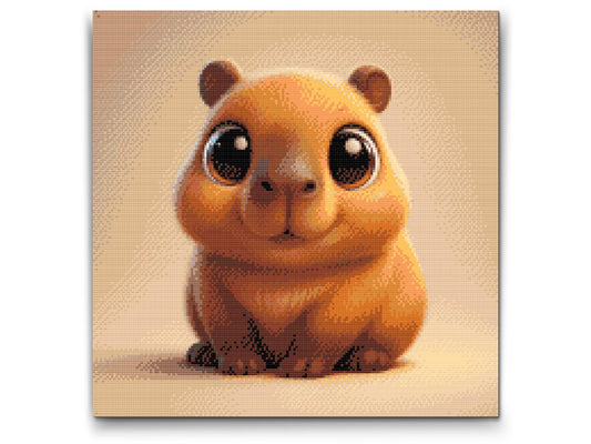 Diamond Painting - Sød kapybara