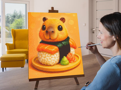 Diamond Painting - Sushi-kapibara