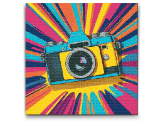 Diamond Painting - Popkunst - Kamera