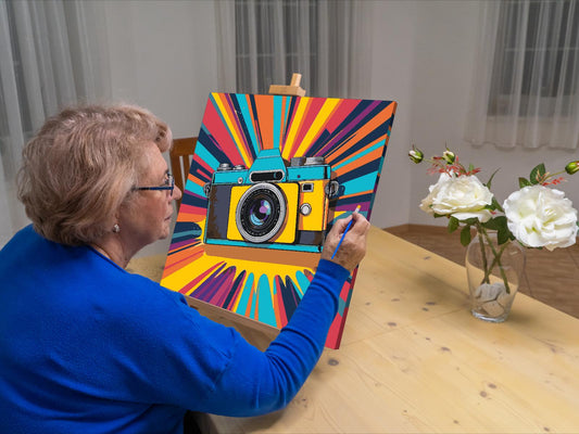 Paint by Numbers - Popkunst - Kamera