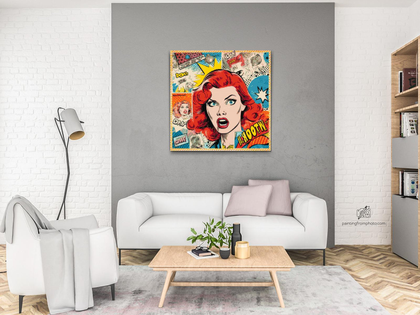 Diamond Painting - Popkunst - Kvinde