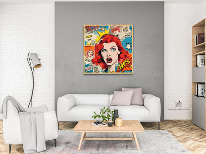 Diamond Painting - Popkunst - Kvinde