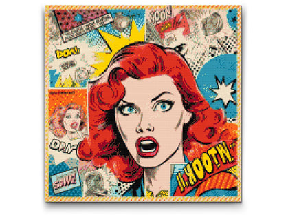 Diamond Painting - Popkunst - Kvinde
