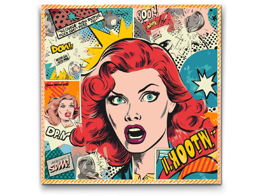 Paint by Numbers - Popkunst - Kvinde
