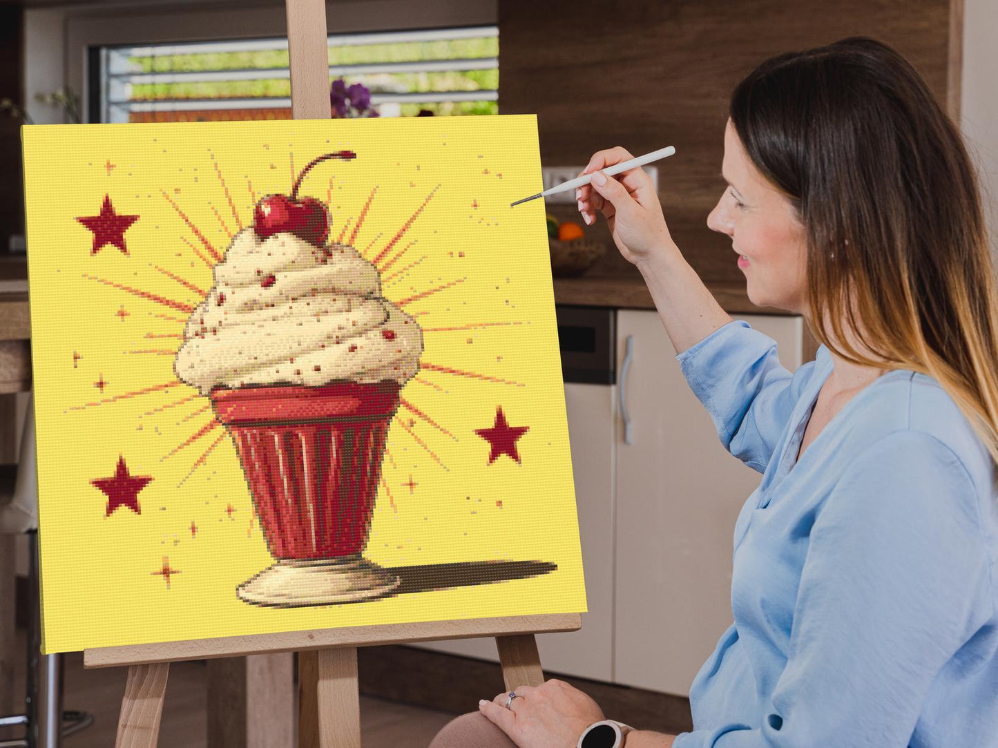Diamond Painting - Popkunst - Is-sundae