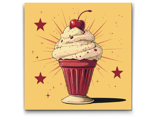 Paint by Numbers - Popkunst - Is-sundae