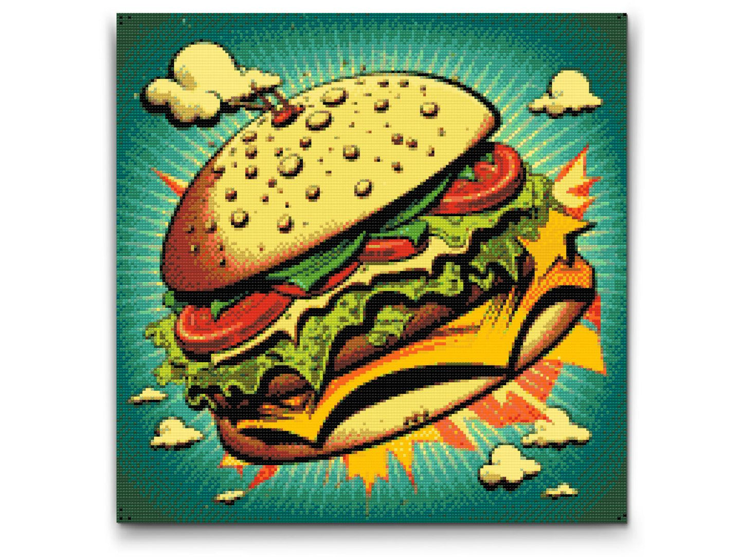 Diamond Painting - Pop art - Burger