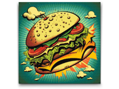 Diamond Painting - Pop art - Burger