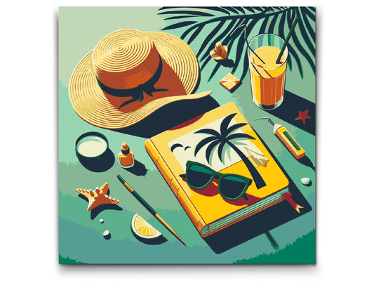 Paint by Numbers - Pop art - Sommerens nødvendigheder