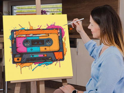 Diamond Painting - Popkunst - Radiokassette