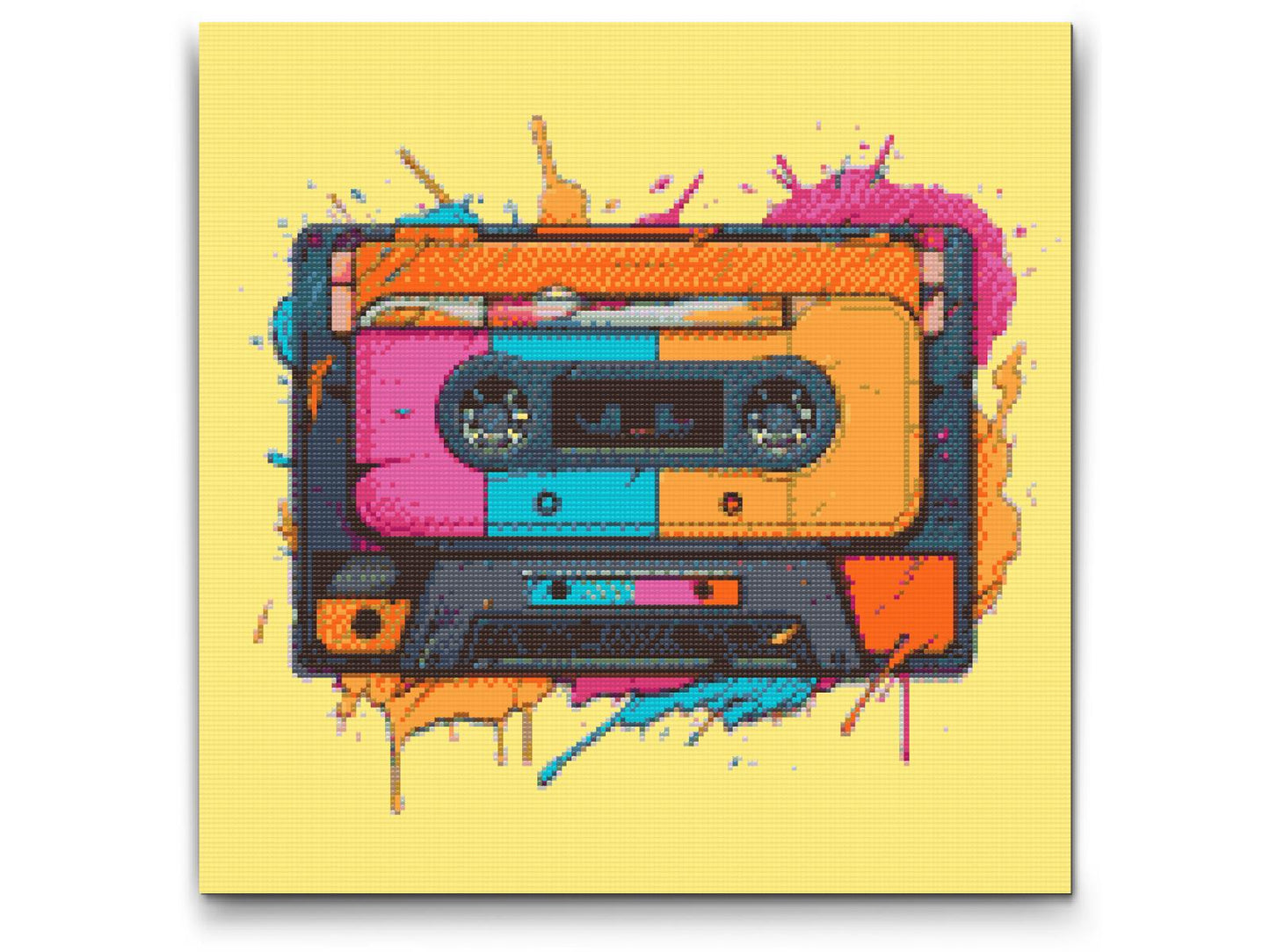 Diamond Painting - Popkunst - Radiokassette