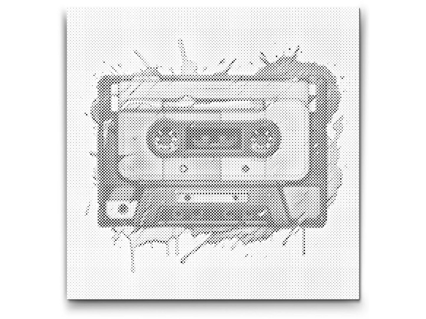 Mal-med-prikker -  Popkunst - Radiokassette