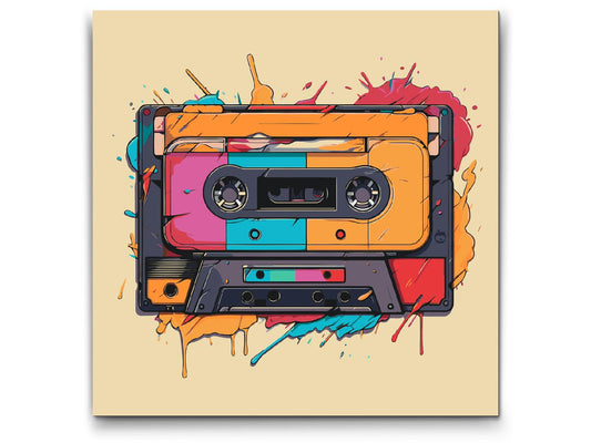 Paint by Numbers - Popkunst - Radiokassette