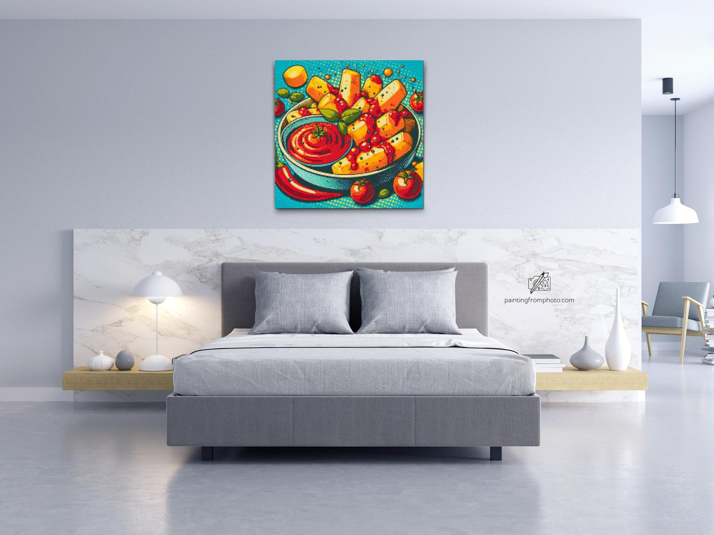 Diamond Painting - Pop art - Pommes frites