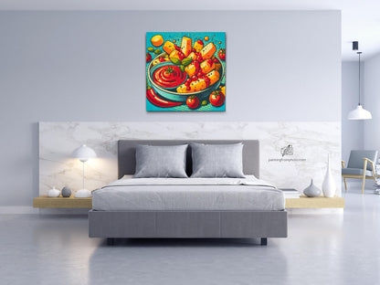 Diamond Painting - Pop art - Pommes frites