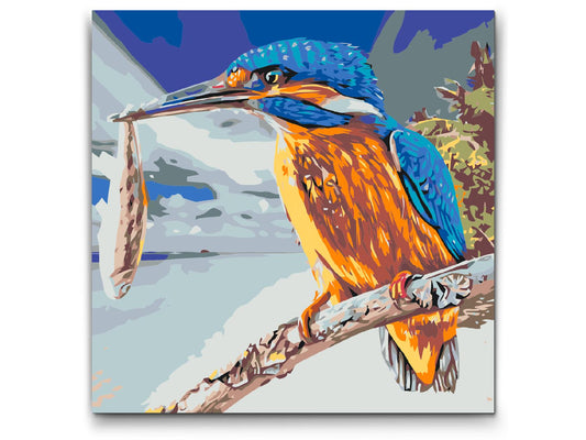 Paint by Numbers - Isfugl med bytte