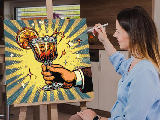 Diamond Painting - Pop art - Cocktail