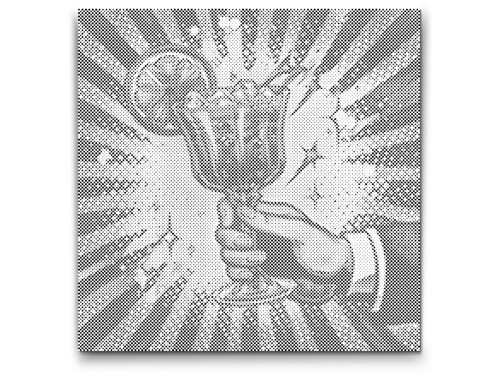 Mal-med-prikker -  Pop art - Cocktail