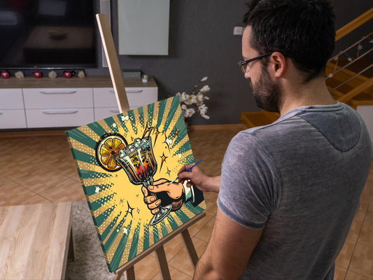 Paint by Numbers - Pop art - Cocktail