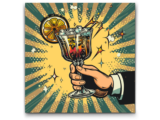 Paint by Numbers - Pop art - Cocktail