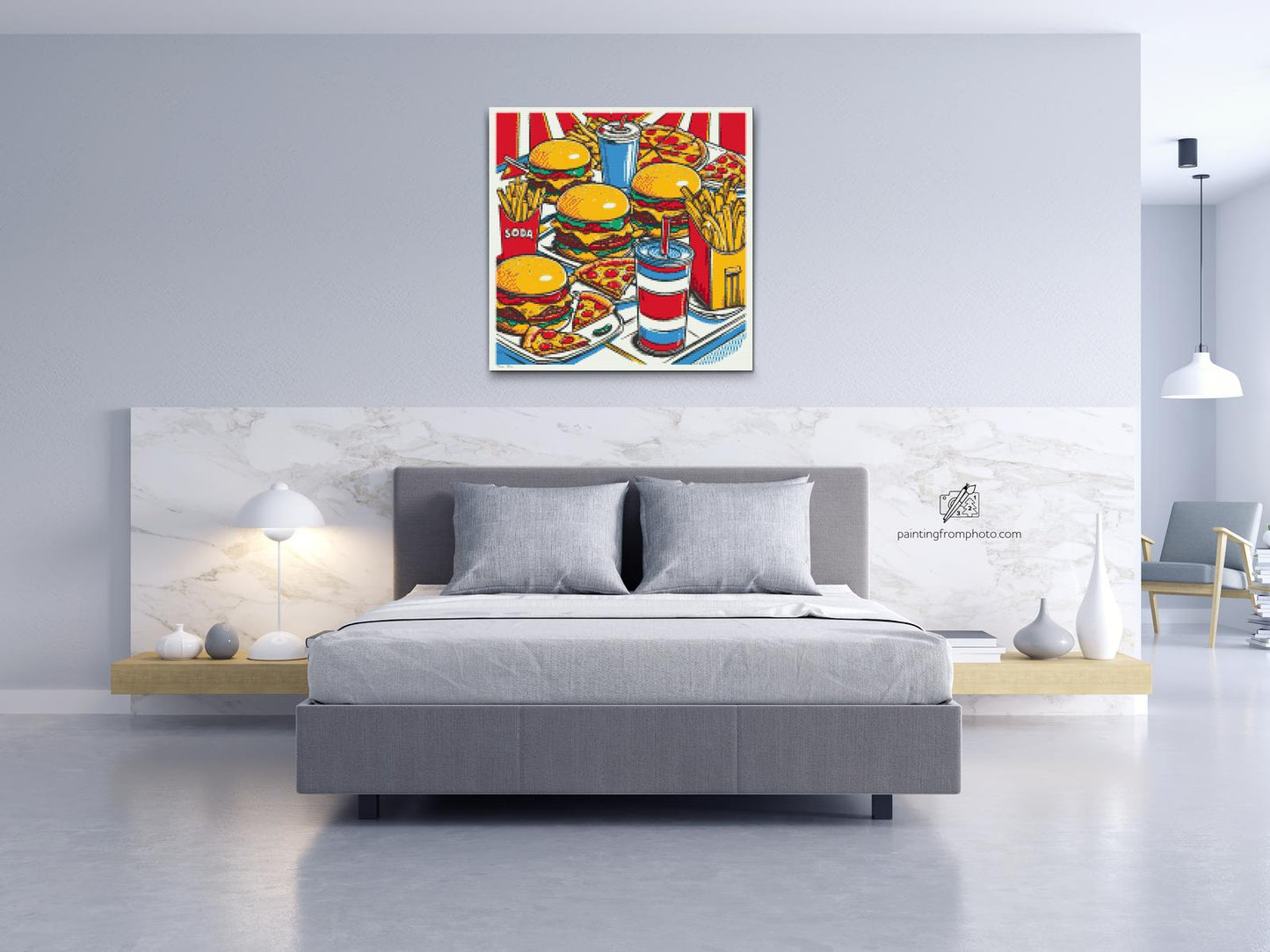 Diamond Painting - Pop art - Fastfood