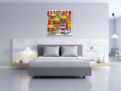 Diamond Painting - Pop art - Fastfood