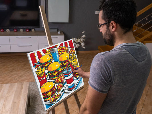 Paint by Numbers - Pop art - Fastfood