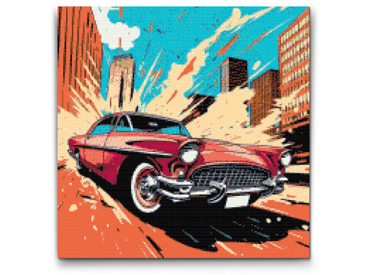 Diamond Painting - Pop art - Red Car