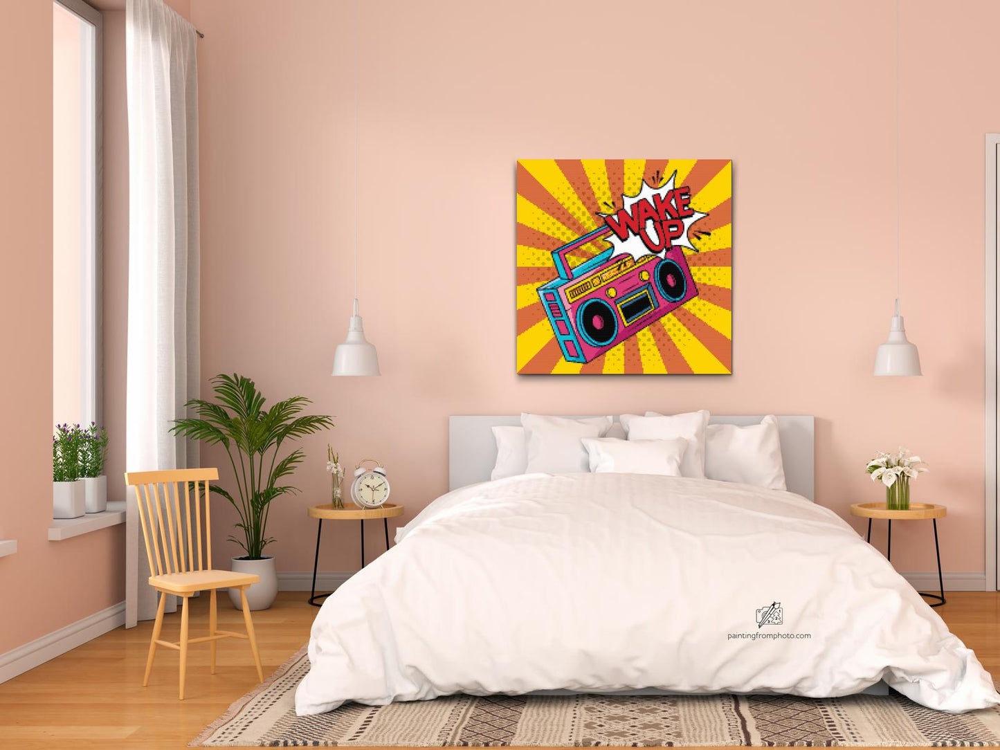 Diamond Painting - Pop art - Vågn op