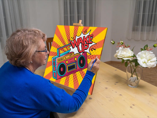 Paint by Numbers - Pop art - Vågn op