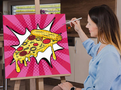 Diamond Painting - Pop art - Pizza
