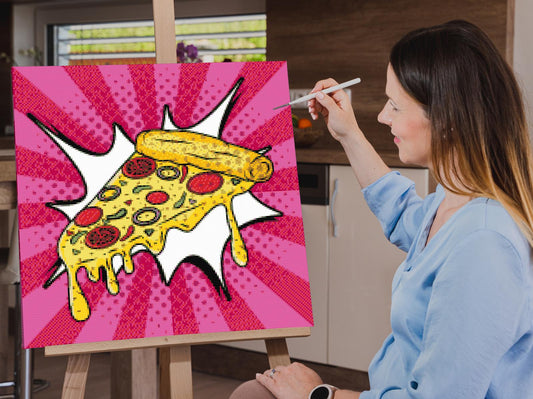 Diamond Painting - Pop art - Pizza