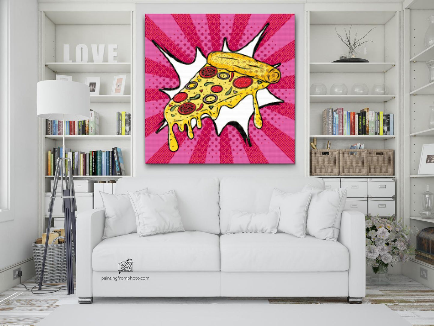 Diamond Painting - Pop art - Pizza
