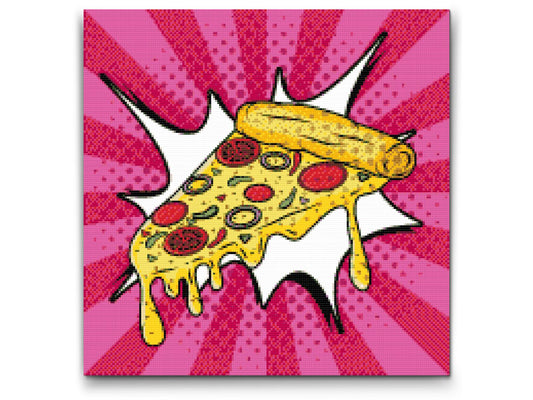 Diamond Painting - Pop art - Pizza