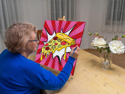 Paint by Numbers - Pop art - Pizza