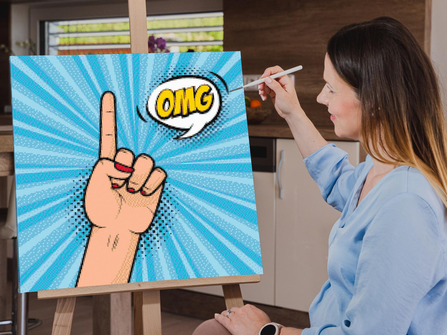 Diamond Painting - Pop art - OMG
