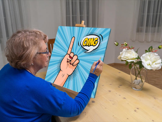 Paint by Numbers - Pop art - OMG