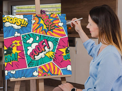 Diamond Painting - Pop art - Bogstaver