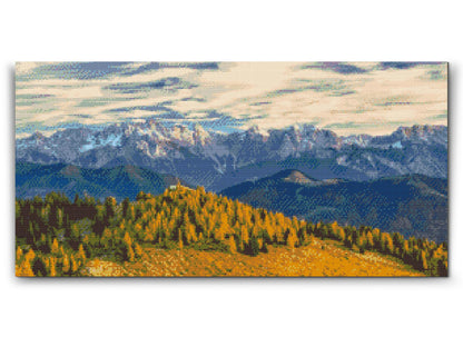 Diamond Painting - Alperne om efteråret - Østrig