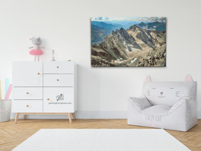 Diamond Painting - Udsigt over Alperne - Østrig