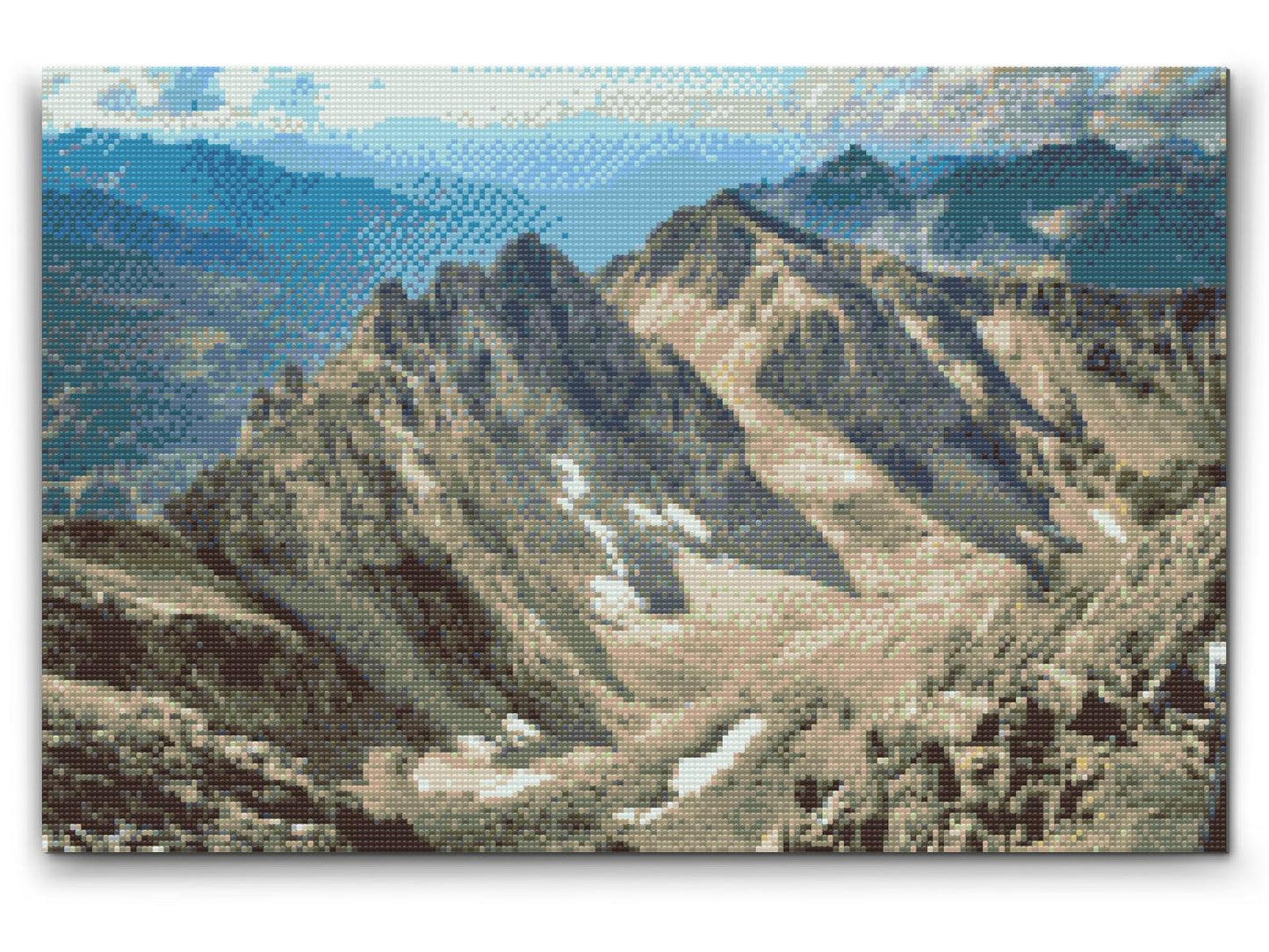 Diamond Painting - Udsigt over Alperne - Østrig